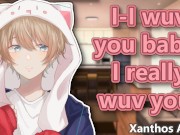 A Romantic Night with your Neko Boyfriend🐱(ASMR)(Cute)(Rain)(Kisses)(Purring)(Wholesome