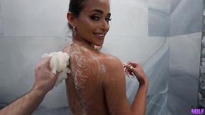 My Stepmommy wants my help in the shower! - Armani Black