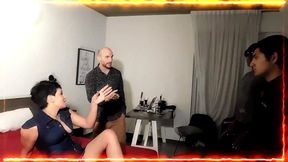 interracial , la cojida de una puta entre amigos la cojen y la recojen primera parte