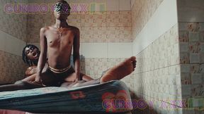 cumboy fucking the most slim waist girl in nigeria