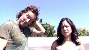 kayme kai swallows tony desergio s load after blowjob facial