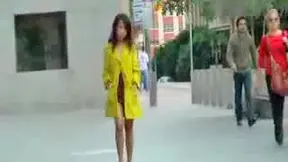 Public Exposure - Sexy Oriental Model Gets Naughty