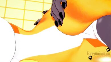 Furry mess with creampie fun in 3D anime