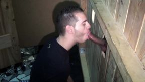 sukcin big cock in glory holes