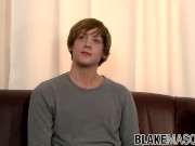 Redhead homosexual Johannes Lars spanks his fat ramrod