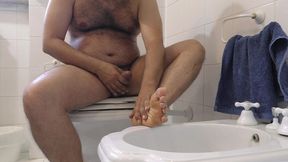 gg feet, cum and flip-flops