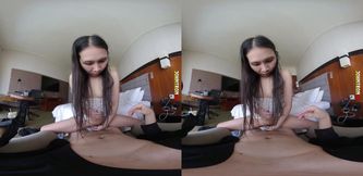 Petite Brunette's Wild Lingerie Passion Sparks POV Heat