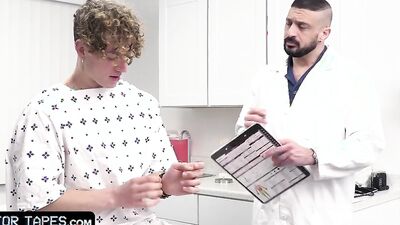 Horny Marco Napoli is having sex in the doctor office
