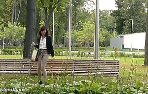 Jeny Smith was caught wearing crotchless pants in public