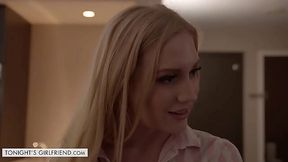 Rough College Roleplay: Emma Starletto’s BDSM Blowjob in Stockings