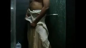 bathing and masturbating