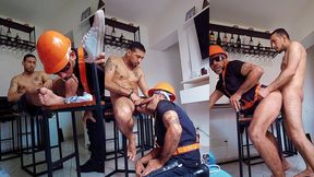 operario fardado saiu do trampo pra dar o cu pro engenheiro