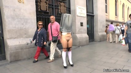 Spanish slave naked disgraced in public