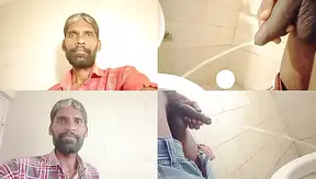 Rajesh Playboy 993 Two Pissing in the Bathroom Videos Merged in One Single Video