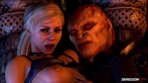 Cassie Cage VS Shao Kahn