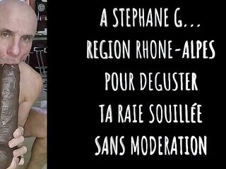 GAY WENCH CRAVES TO LICK STEPHANE G'S ASS.....