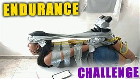 Insane Hogtape Endurance Challenge For Maria Martinez (low res mp4)