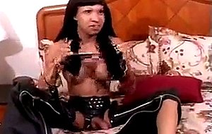 Hot fetish chick with dick