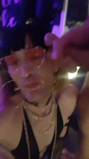 This Bitch Didn't Pay Her Rent, She Will Serve as a Dick Juice Support for Her Owner. Vanessabitchx