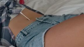 Bellybutton gets tickled!