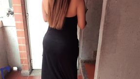 Hot Latina MILF Passenger Sucks My Cock at Home After Masturbating in the Car Part 2