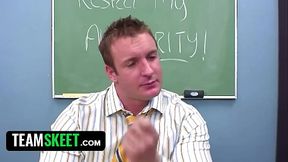 Slender Teen Sisi Sinz Shows Her Cock Sucking Skills To Her Favorite Teacher