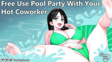 Hot Coworker Pool Freeuse Begs Choked Gushing Creampie Destroyed