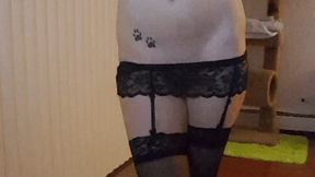 Strip Tease With Garter Belt