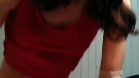 Sissy sandyy20 solo: femboy receives intense spanking as punishment