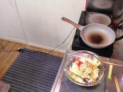 【Prof_FetihsMass】 Take it easy Japanese food! [白菜お好み焼き]