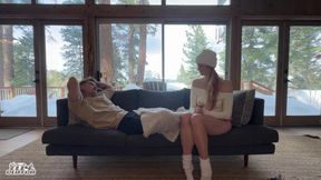 Sis BFFs Big Tits Choke My Dick Snowed In Gushing Mess