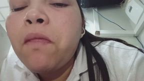 My mouth hurts from chewing gum