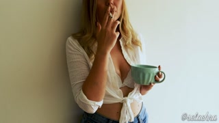 I smoke a relaxing cigarette [FREEBIE]