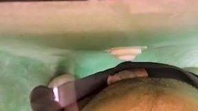 2 consecutive orgasms from the pool jet