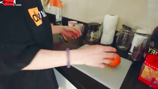 Hardcore Cowboy Riding - Chef's Daughter Fucked Hard In The Kitchen