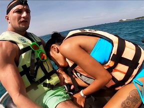 Driving on water and perfect blowjob