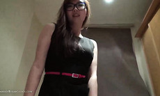 Perfect nerdy asian exgf blowjob