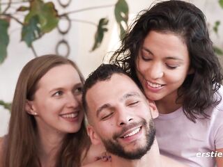 Ersties - Toyboy Peculiar - three Honeys Play Around with 1 Very Favourable Guy (Ep 1 of two)