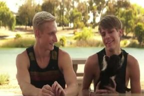 young males painfully bunch-sex