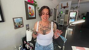 Bebe X 2 Dicks... She Takes A Gigantic Load On Her Back