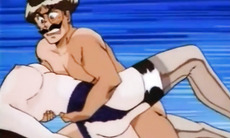 Hentai babe takes massive dick in her wet pussy
