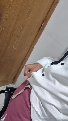 Hot Cock in washroom