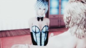 White Kitty Yozora Gets His Cream