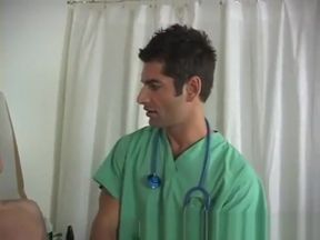 Gay college gays at doctors office Looking up at the Doc entirely turned