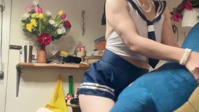College Girl Hana Fucking Dinosuar