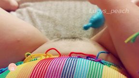 Hairy PAWG Lucy's Peach - Solo late-night masturbation session