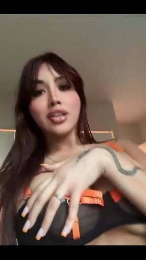 Tranny Shows Her Body off in Silly Videos