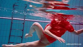 Underwater Show featuring lass's hd xxx