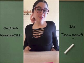 PROFESORA CACHONDA SE FOLLA EN CLASE