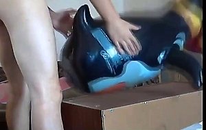 Penguin inflatable toy humping cum